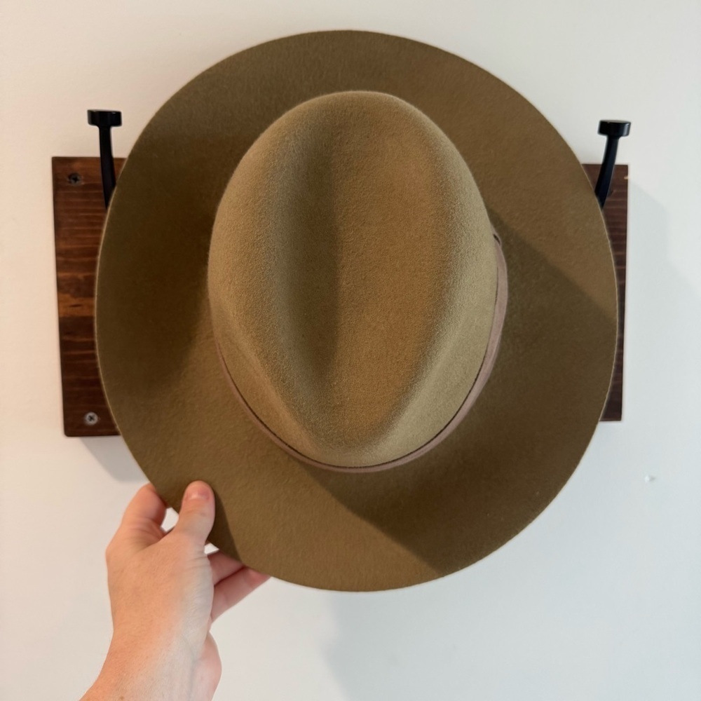 Urban‎ Outfitters Wool Ribbon Trim Fedora One Size - Picture 5 of 8